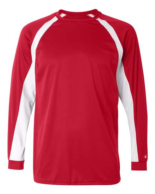 Badger 4154 Men's B-Core Hook Long Sleeve T-Shirt