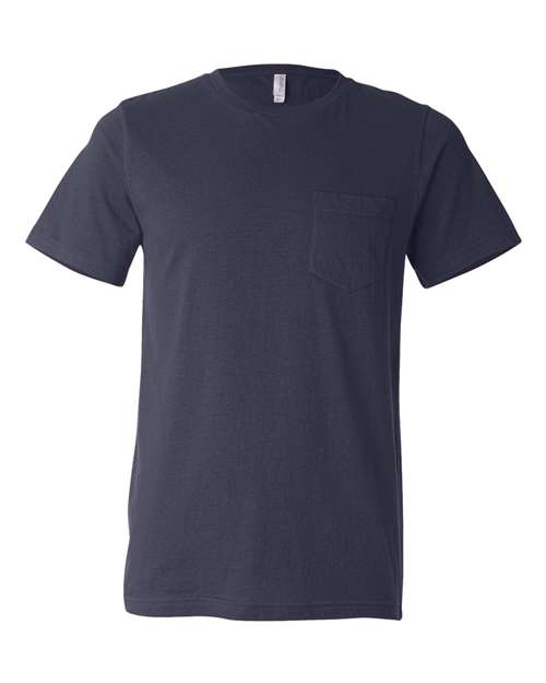 BELLA + CANVAS 3021 Men's Jersey Pocket Tee