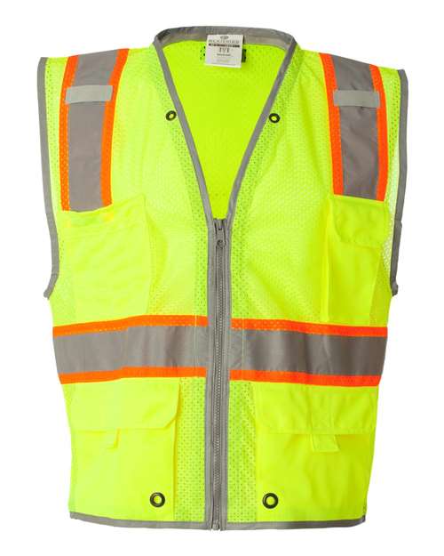 Kishigo 1510-1511 Unisex Premium Brilliant Series® Heavy-Duty Class 2 Vest