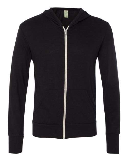 Alternative 1970e1 Unisex Eco-Jersey Full-Zip Hooded Tee