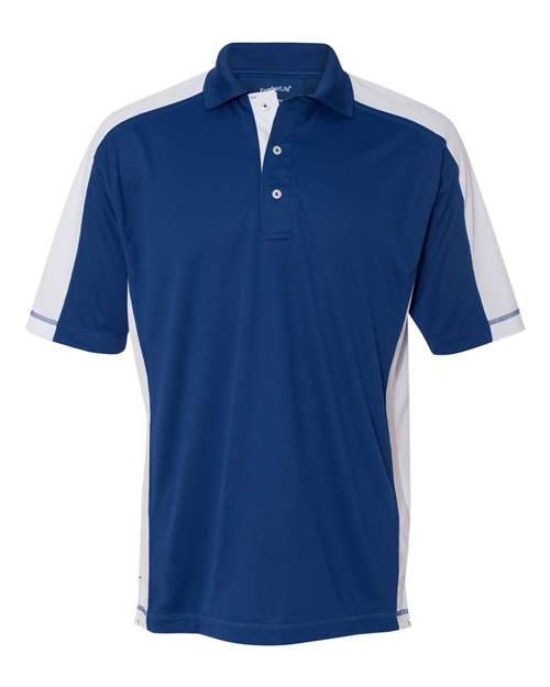 Sierra Pacific 0465 Men's Colorblocked Moisture Free Mesh Polo
