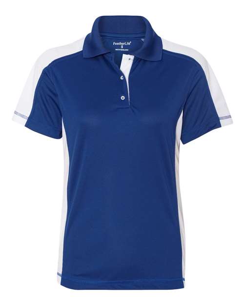 Sierra Pacific 5465 Women's Colorblocked Moisture Free Mesh Polo