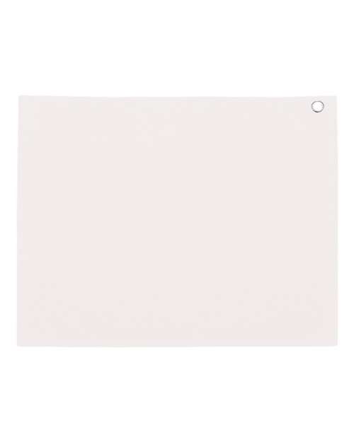 Carmel Towel Company C1518GH Velour Hemmed Towel with Grommet & Hook