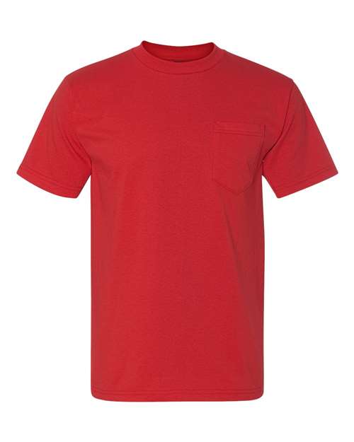 Bayside 3015 Unisex Union-Made Pocket T-Shirt