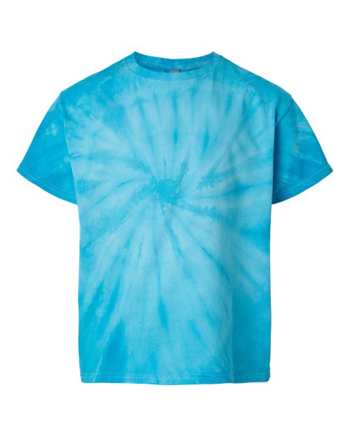 Dyenomite 20BCY Youth Cyclone Pinwheel Tie-Dyed T-Shirt