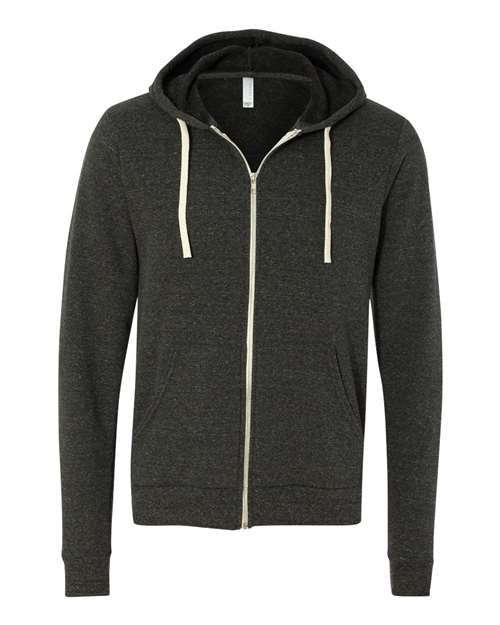 BELLA + CANVAS 3909 Unisex Triblend Sponge Fleece Full-Zip Hoodie