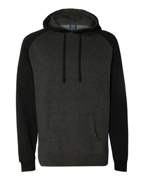 Independent Trading Co. IND40RP Unisex Raglan Hooded Sweatshirt