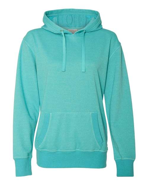 J. America 8860 Women’s Glitter French Terry Hooded Sweatshirt