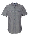 Burnside 9255 Men's Chambray Short Sleeve Shirt