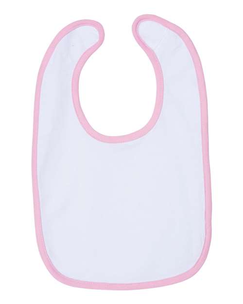 Rabbit Skins 1004 Infant Contrast Trim Premium Jersey Bib