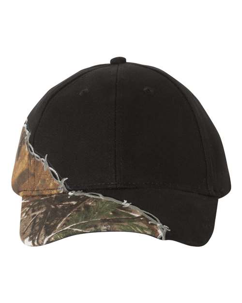 Kati LC4BW Licensed Camo with Barbed Wire Embroidery Cap