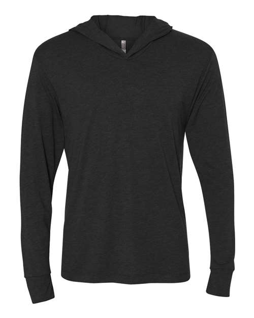 Next Level 6021 Unisex Triblend Hooded Long Sleeve Pullover T-Shirt