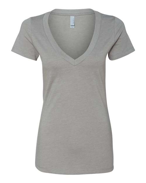 Next Level 6640 Women’s CVC Deep V-Neck T-Shirt