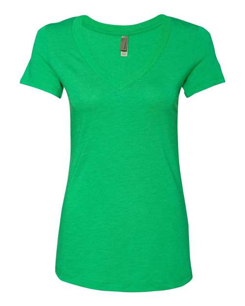 Next Level 6740 Women’s Triblend Deep V-Neck T-Shirt