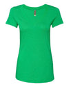 Next Level 6740 Women’s Triblend Deep V-Neck T-Shirt