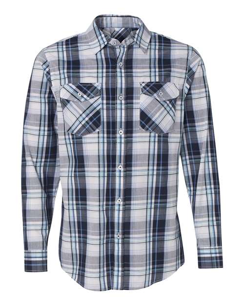 Burnside 8202 Men's Plaid Shirt