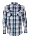 Burnside 8202 Men's Plaid Shirt
