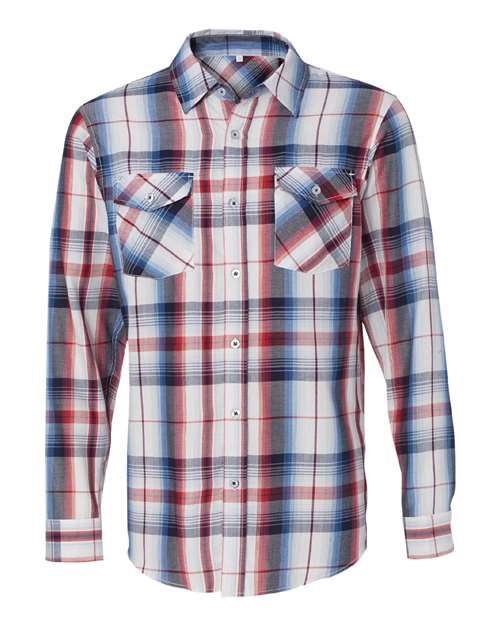 Burnside 8202 Men's Plaid Shirt