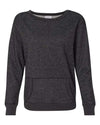 J. America 8867 Women’s Glitter French Terry Sweatshirt