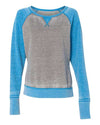 J. America 8927 Women’s Zen Fleece Raglan Sweatshirt