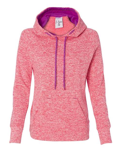 J. America 8616 Women’s Cosmic Fleece Hooded Sweatshirt