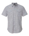 Burnside 9247 Men's Textured Solid Short Sleeve Shirt