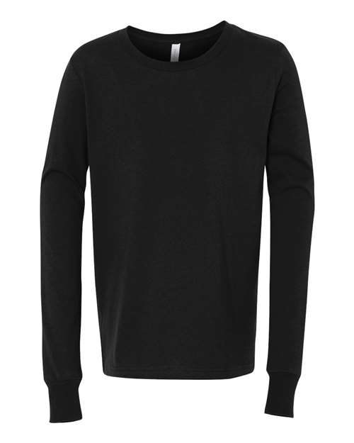 BELLA + CANVAS 3501Y Youth Jersey Long Sleeve Tee