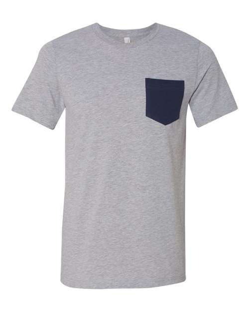 BELLA + CANVAS 3021 Men's Jersey Pocket Tee