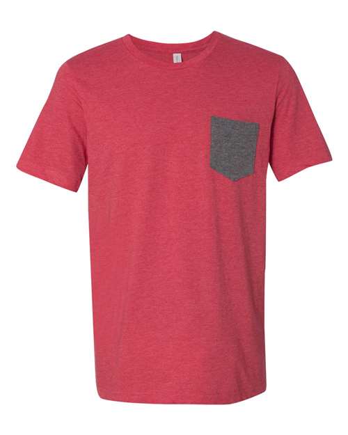 BELLA + CANVAS 3021 Men's Jersey Pocket Tee