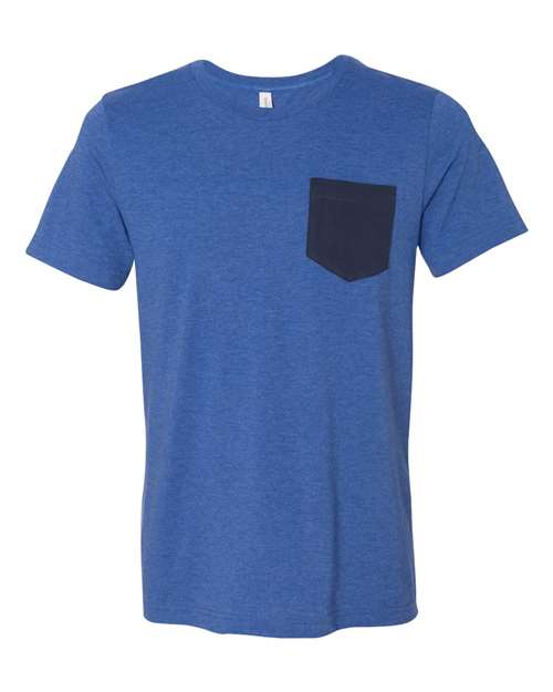 BELLA + CANVAS 3021 Men's Jersey Pocket Tee