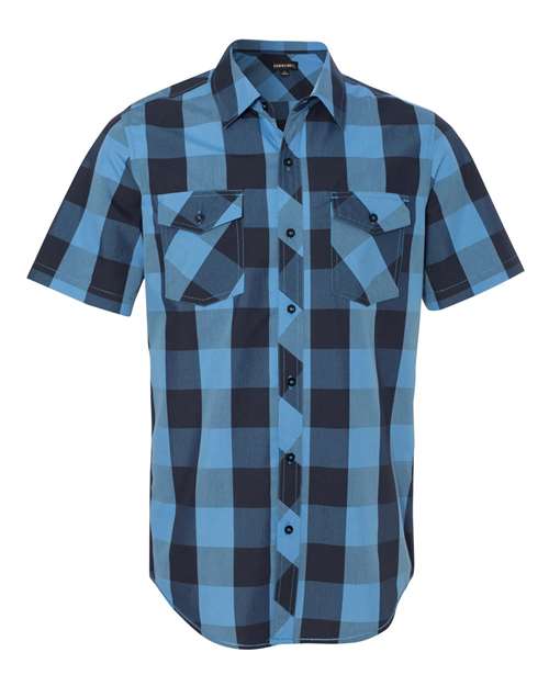 Burnside 9203 Men's Buffalo Plaid Short Sleeve Shirt