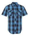 Burnside 9203 Men's Buffalo Plaid Short Sleeve Shirt