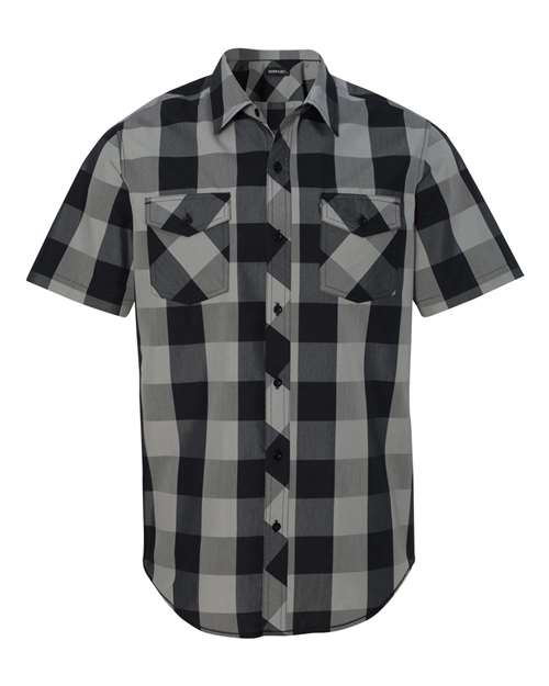 Burnside 9203 Men's Buffalo Plaid Short Sleeve Shirt