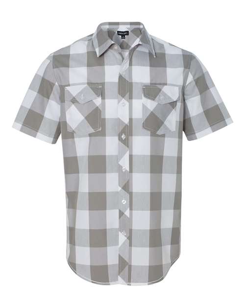 Burnside 9203 Men's Buffalo Plaid Short Sleeve Shirt