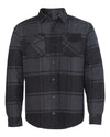 Burnside 8610 Men's Quilted Flannel Shirt Jacket