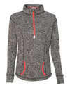 J. America 8617 Women's Cosmic Fleece Quarter-Zip Pullover
