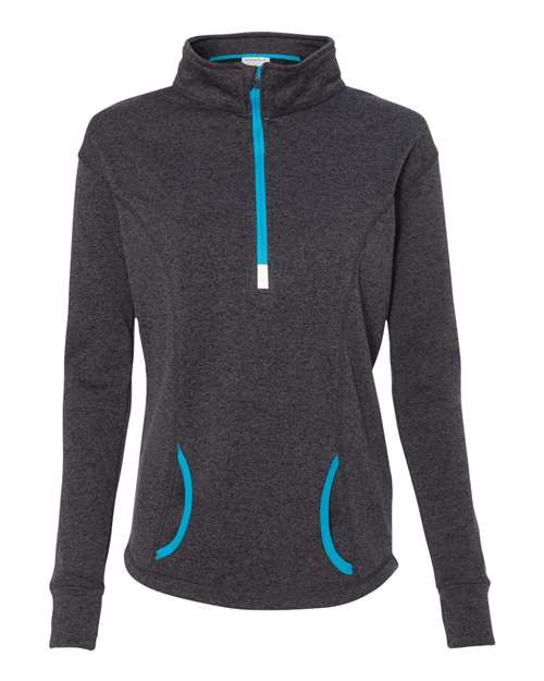 J. America 8617 Women's Cosmic Fleece Quarter-Zip Pullover