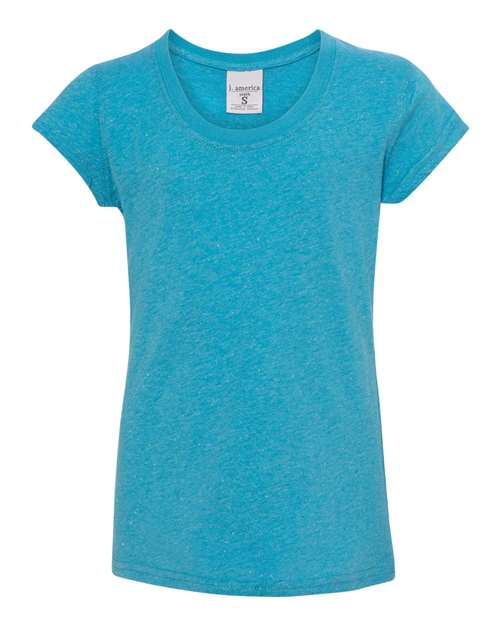 J. America 8129 Youth Glitter T-Shirt