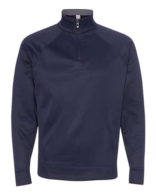 JERZEES PF95MR Unisex Dri-Power® Sport Quarter-Zip Cadet Collar Sweatshirt