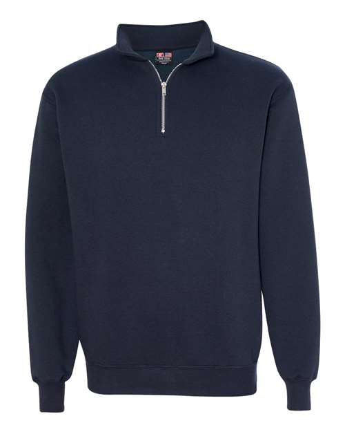 Bayside 920 Unisex USA-Made Quarter-Zip Pullover Sweatshirt