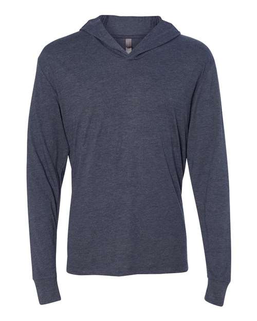 Next Level 6021 Unisex Triblend Hooded Long Sleeve Pullover T-Shirt