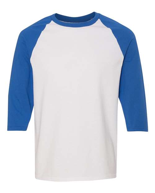 Gildan 5700 Unisex Heavy Cotton™ Raglan Three-Quarter Sleeve T-Shirt
