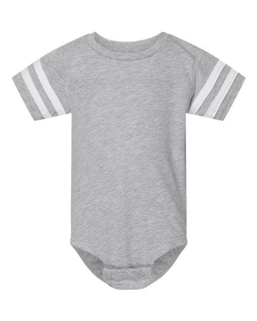 Rabbit Skins 4437 Infant Football Fine Jersey Bodysuit