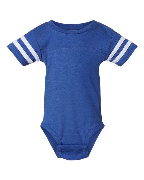 Rabbit Skins 4437 Infant Football Fine Jersey Bodysuit