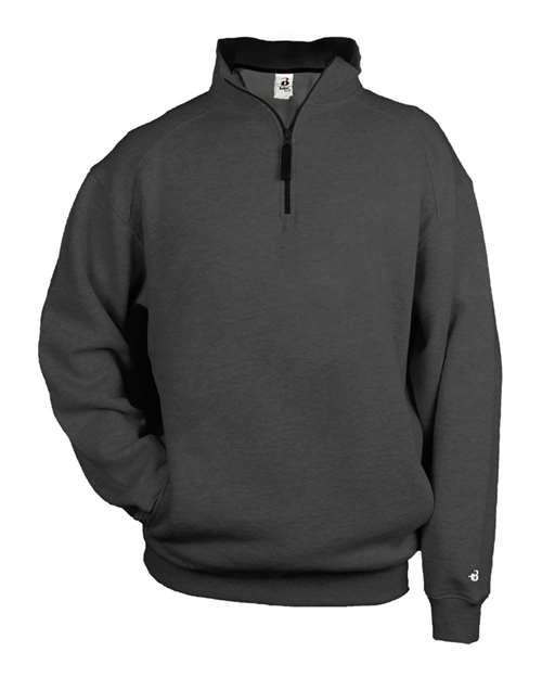 Badger 1286 Men's Quarter-Zip Fleece Pullover