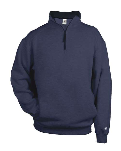 Badger 1286 Men's Quarter-Zip Fleece Pullover