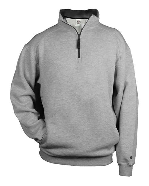 Badger 1286 Men's Quarter-Zip Fleece Pullover