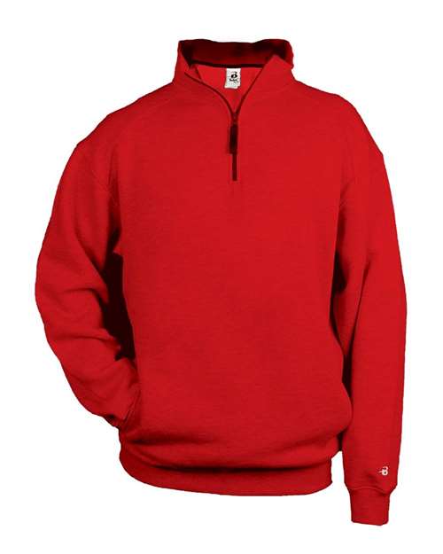 Badger 1286 Men's Quarter-Zip Fleece Pullover