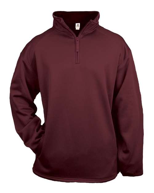 Badger 1480 Men's Performance Fleece Quarter-Zip Pullover