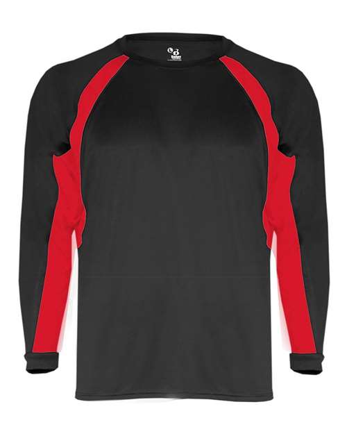 Badger 4154 Men's B-Core Hook Long Sleeve T-Shirt